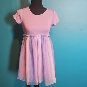 Wonder Nation Pastel Purple and Blue Dress